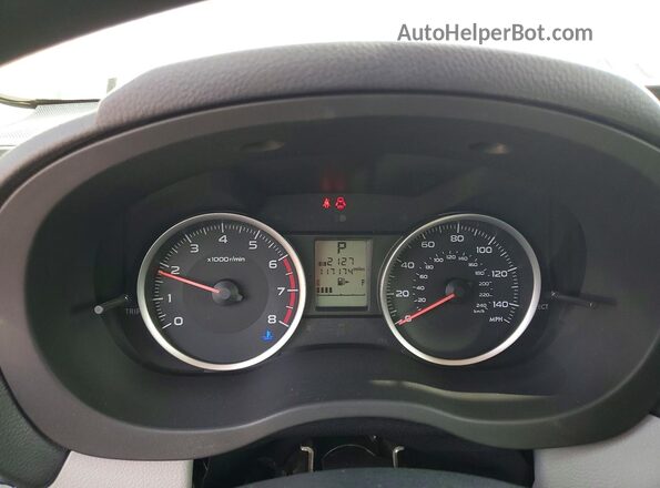 JF2SJAEC7HH416544 2017 SUBARU FORESTER White Instrument cluster view