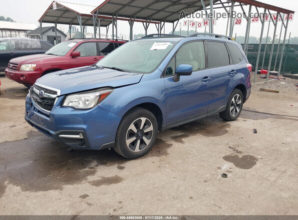 JF2SJAEC7HH532620 2017 SUBARU FORESTER Синий Передняя левая четверть