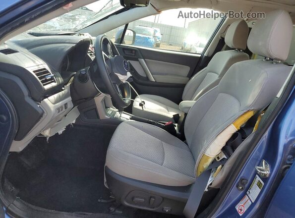 JF2SJAEC7HH548266 2017 SUBARU FORESTER Синий Вид салона спереди
