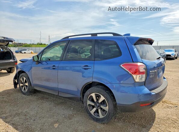 JF2SJAEC7HH548266 2017 SUBARU FORESTER Синий Задняя левая четверть