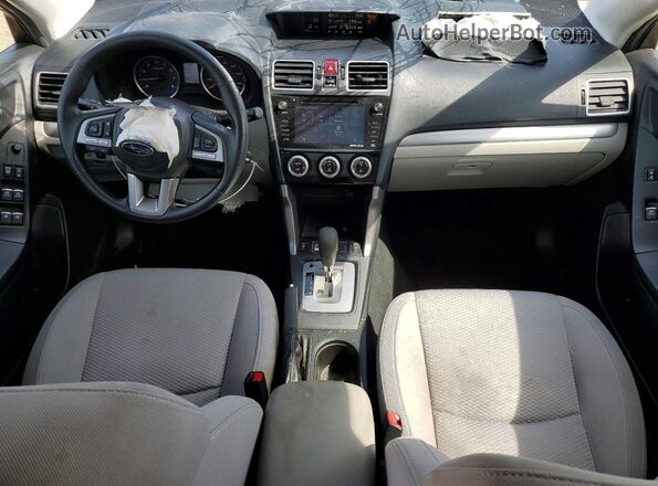 JF2SJAEC7HH548266 2017 SUBARU FORESTER Синий Вид панели приборов