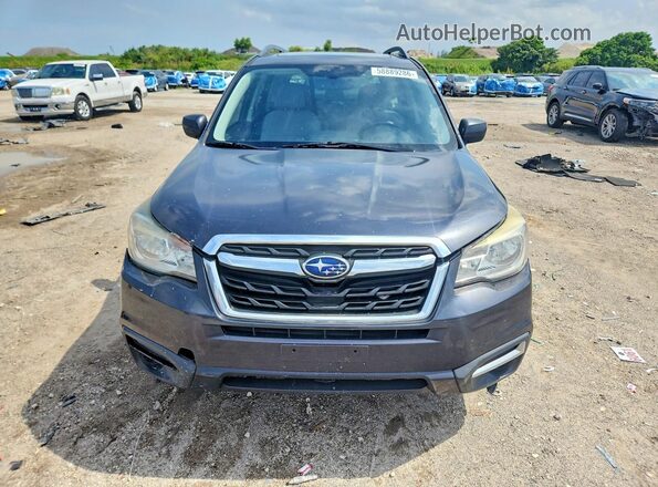 JF2SJAEC7JH406294 2018 SUBARU FORESTER Black წინა ხედი
