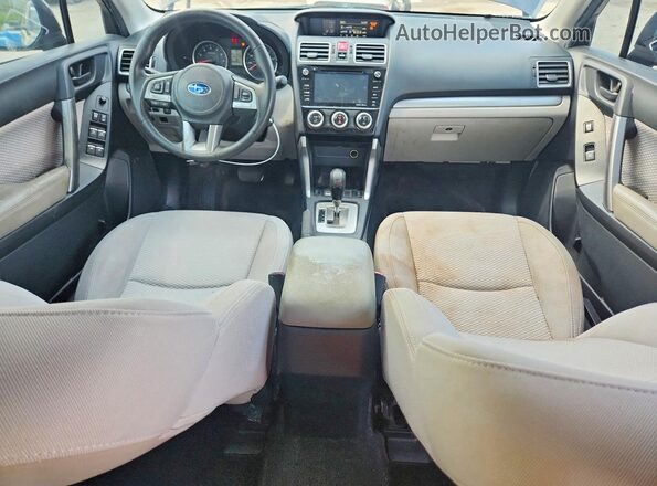 JF2SJAEC7JH406294 2018 SUBARU FORESTER Black წინა პანელის ხედი