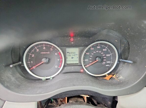JF2SJAEC7JH479021 2018 SUBARU FORESTER Blue Вид щитка приладів