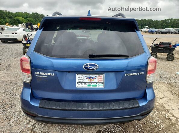 JF2SJAEC7JH479021 2018 SUBARU FORESTER Blue Вид ззаду