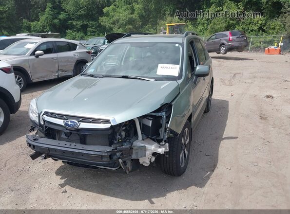 JF2SJAEC7JH557037 2018 SUBARU FORESTER Green Передня ліва чверть