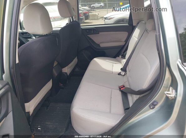 JF2SJAEC7JH557037 2018 SUBARU FORESTER Green Вид наклейки з VIN-кодом