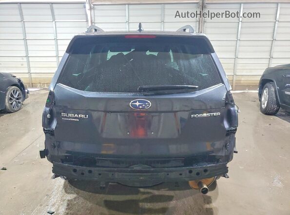 JF2SJAEC7JH585629 2018 SUBARU FORESTER Blue Rear view