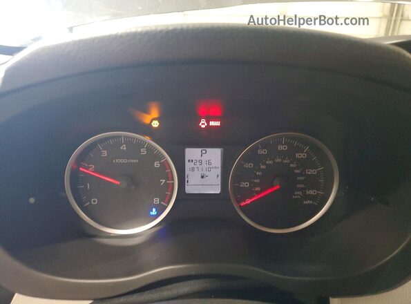 JF2SJAEC7JH585629 2018 SUBARU FORESTER Blue Instrument cluster view