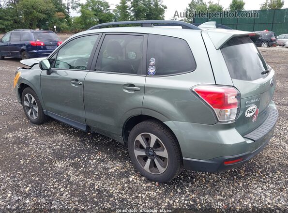 JF2SJAEC7JH617639 2018 SUBARU FORESTER Green Tył lewy