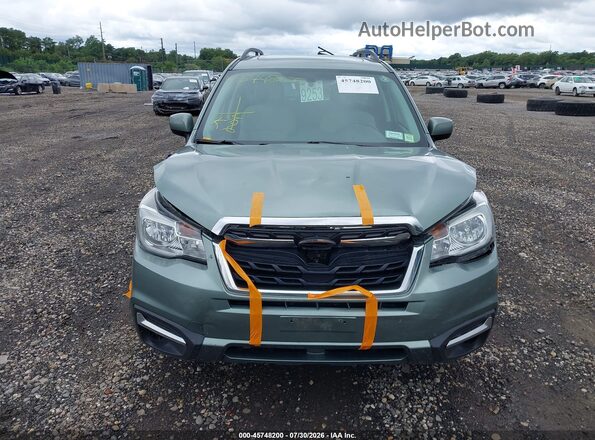 JF2SJAEC7JH617639 2018 SUBARU FORESTER Green Widok zestawu wskaźników
