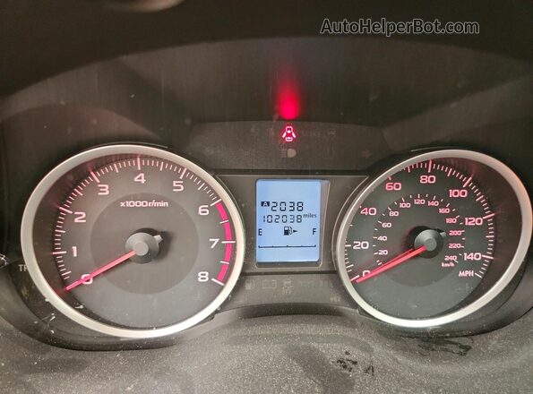 JF2SJAEC8HH455675 2017 SUBARU FORESTER Silver Widok zestawu wskaźników