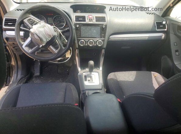 JF2SJAEC8JH564143 2018 SUBARU FORESTER Серый Вид панели приборов