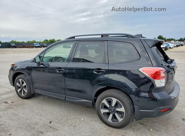 JF2SJAEC9JH439765 2018 SUBARU FORESTER Black უკანა მარცხენა