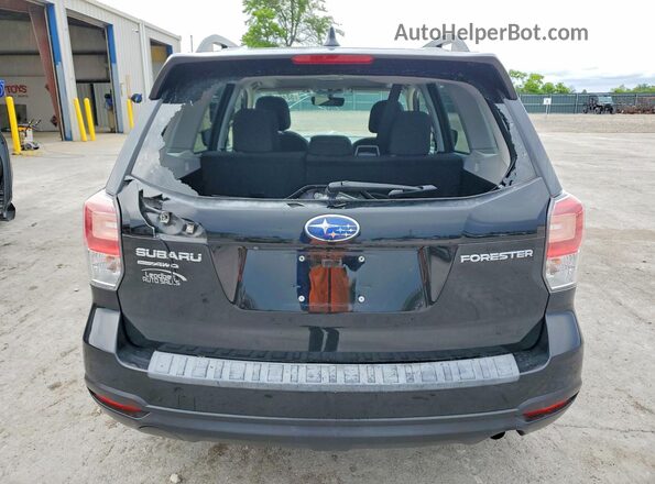JF2SJAEC9JH439765 2018 SUBARU FORESTER Black უკანა ხედი