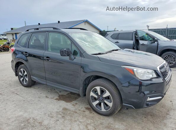 JF2SJAEC9JH439765 2018 SUBARU FORESTER Black წინა მარჯვენა