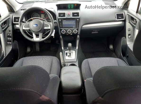JF2SJAEC9JH439765 2018 SUBARU FORESTER Black წინა პანელის ხედი