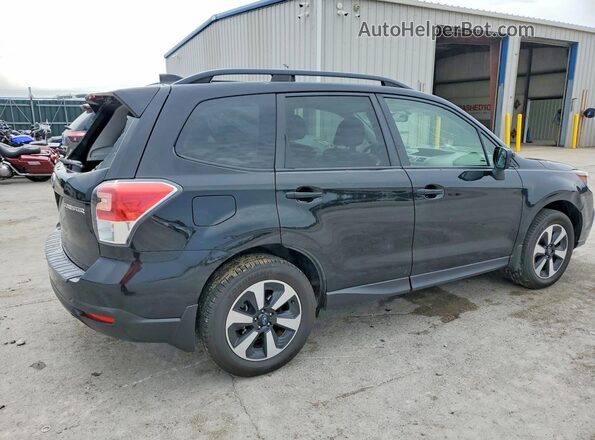 JF2SJAEC9JH439765 2018 SUBARU FORESTER Black უკანა მარჯვენა