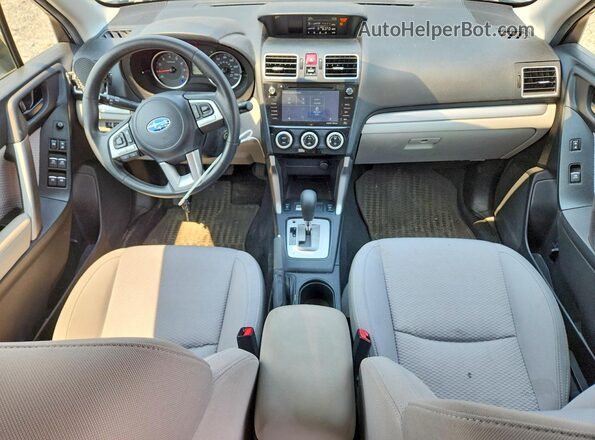 JF2SJAECXHH403562 2017 SUBARU FORESTER Charcoal წინა პანელის ხედი