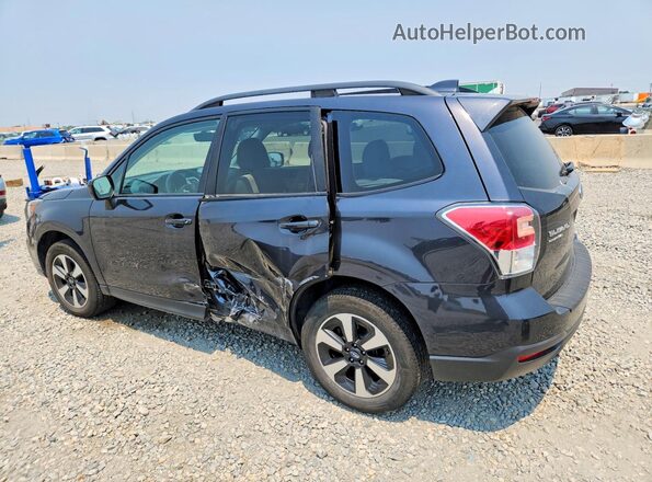 JF2SJAECXHH403562 2017 SUBARU FORESTER Charcoal უკანა მარცხენა