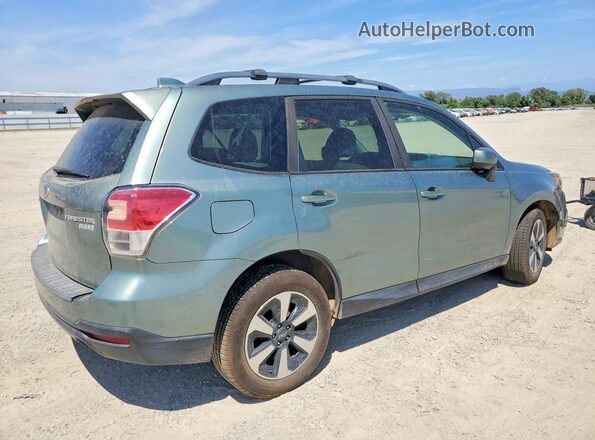 JF2SJAECXHH466449 2017 SUBARU FORESTER Зеленый Задняя правая четверть
