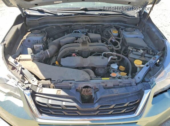 JF2SJAECXHH466449 2017 SUBARU FORESTER Зеленый Вид задней части салона