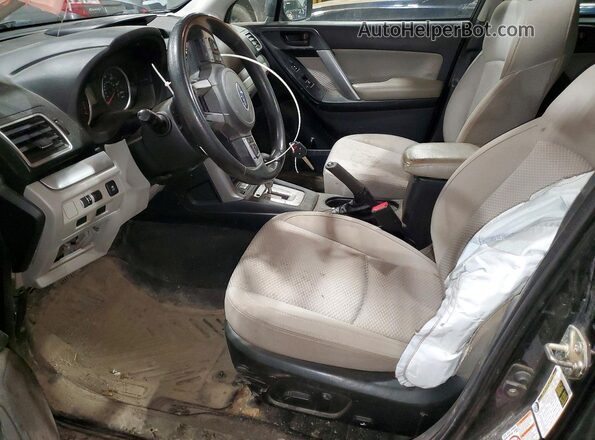 JF2SJAECXHH807767 2017 SUBARU FORESTER Charcoal Вид салону спереду