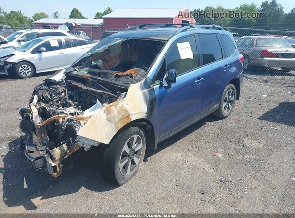 JF2SJAECXJH503120 2018 SUBARU FORESTER Blue Front left