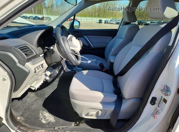 JF2SJAFC2GH515754 2016 SUBARU FORESTER Белый Вид салона спереди