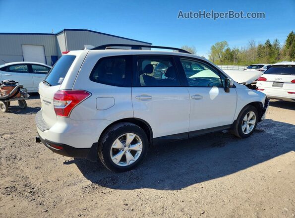 JF2SJAFC2GH515754 2016 SUBARU FORESTER Белый Задняя правая четверть