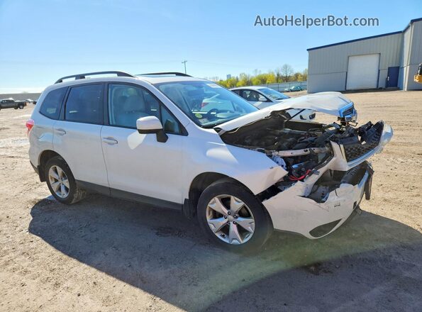 JF2SJAFC2GH515754 2016 SUBARU FORESTER Белый Передняя правая четверть