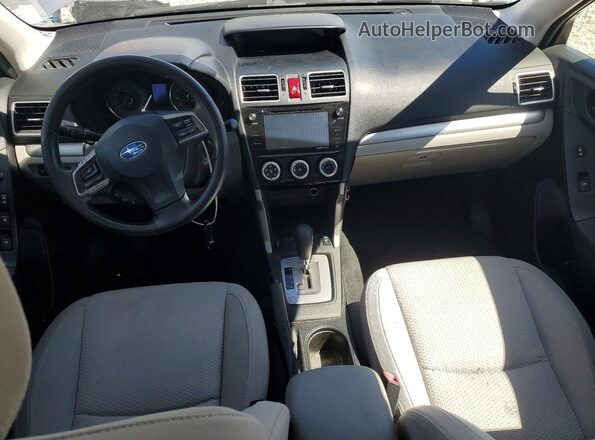 JF2SJAFC3GH485339 2016 SUBARU FORESTER Серебряный Вид панели приборов