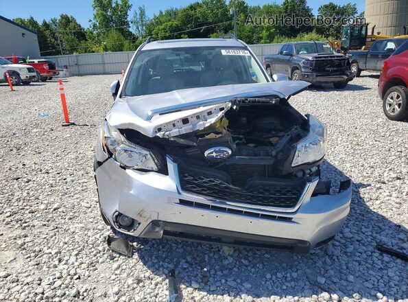 JF2SJAFC3GH485339 2016 SUBARU FORESTER Серебряный Вид спереди