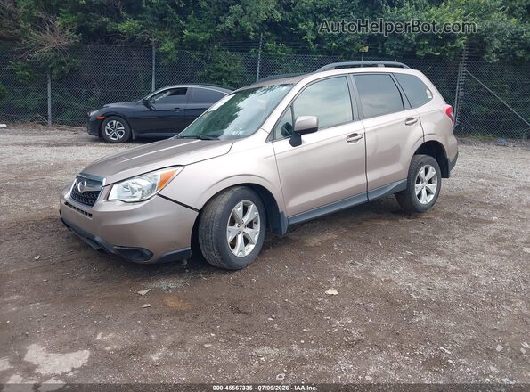 JF2SJAFC3GH520705 2016 SUBARU FORESTER Gold Przód lewy