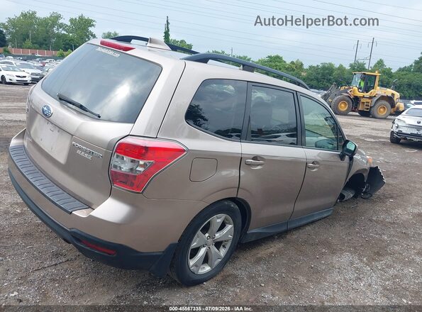 JF2SJAFC3GH520705 2016 SUBARU FORESTER Gold Tył prawy