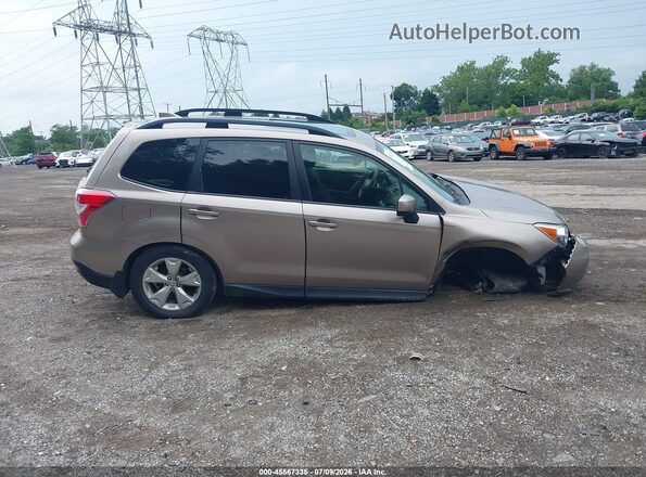 JF2SJAFC3GH520705 2016 SUBARU FORESTER Gold Widok wnętrza z tyłu