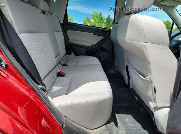 JF2SJAFC3GH528514 2016 SUBARU FORESTER Burgundy Rear interior view