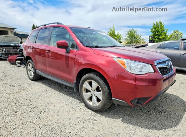JF2SJAFC3GH528514 2016 SUBARU FORESTER Burgundy Front right
