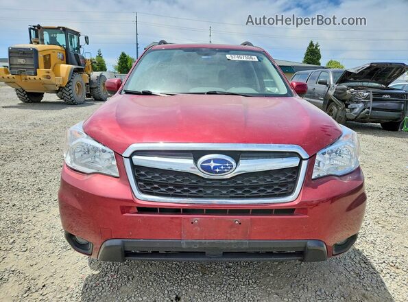 JF2SJAFC3GH528514 2016 SUBARU FORESTER Burgundy Front view