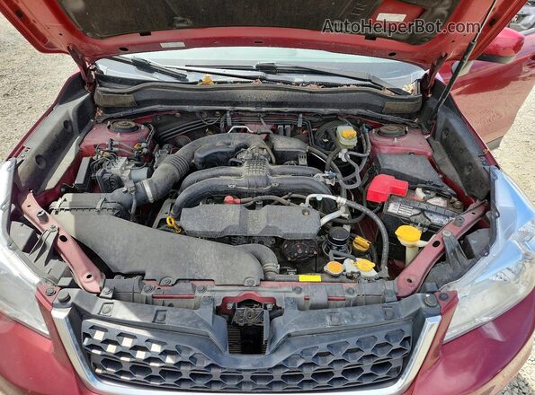 JF2SJAFC3GH528514 2016 SUBARU FORESTER Burgundy Engine compartment view
