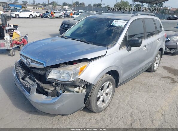 JF2SJAFC3GH563067 2016 SUBARU FORESTER Silver Przód lewy