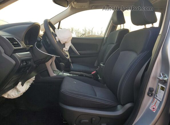 JF2SJAFC3GH565496 2016 SUBARU FORESTER Silver წინა სალონის ხედი