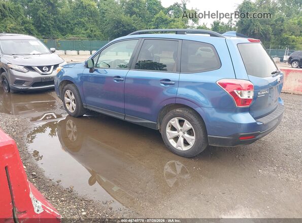 JF2SJAFC4GH447988 2016 SUBARU FORESTER Синий Задняя левая четверть