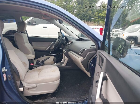 JF2SJAFC4GH447988 2016 SUBARU FORESTER Синий Вид салона спереди