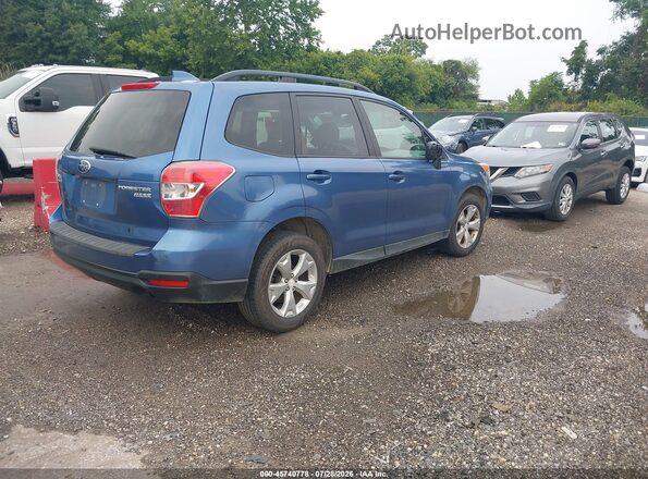 JF2SJAFC4GH447988 2016 SUBARU FORESTER Синий Задняя правая четверть