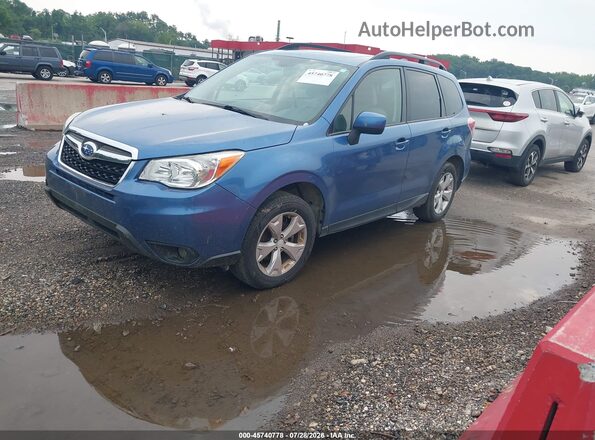 JF2SJAFC4GH447988 2016 SUBARU FORESTER Синий Передняя левая четверть