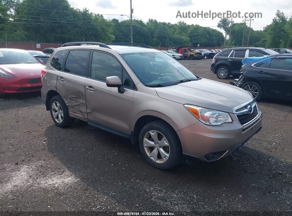 JF2SJAFC4GH519420 2016 SUBARU FORESTER Beige წინა ხედი