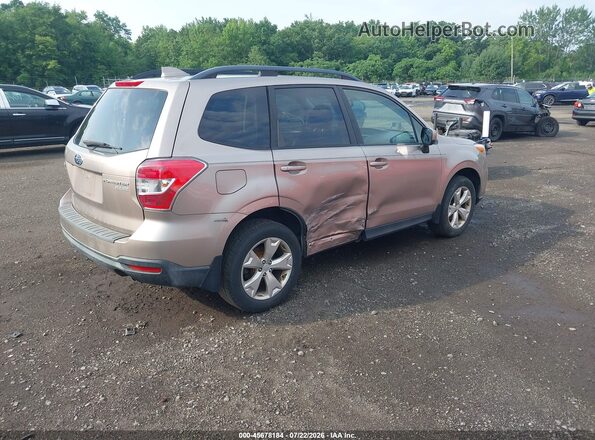 JF2SJAFC4GH519420 2016 SUBARU FORESTER Beige უკანა მარჯვენა