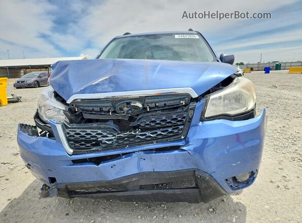 JF2SJAFC6GH405323 2016 SUBARU FORESTER Blue Vista frontal