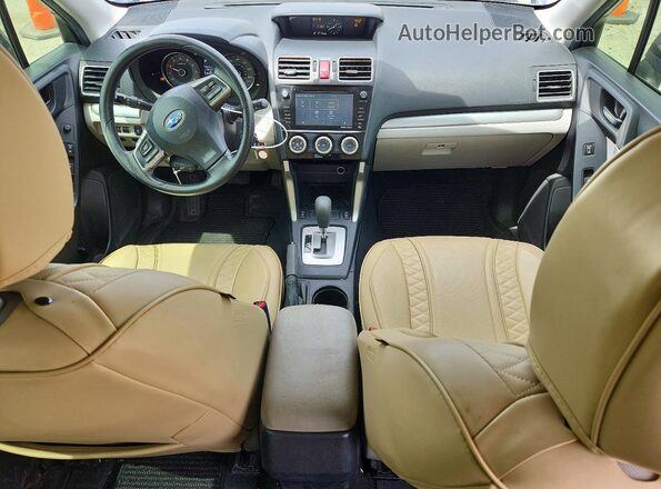 JF2SJAFC6GH405323 2016 SUBARU FORESTER Blue Vista del salpicadero